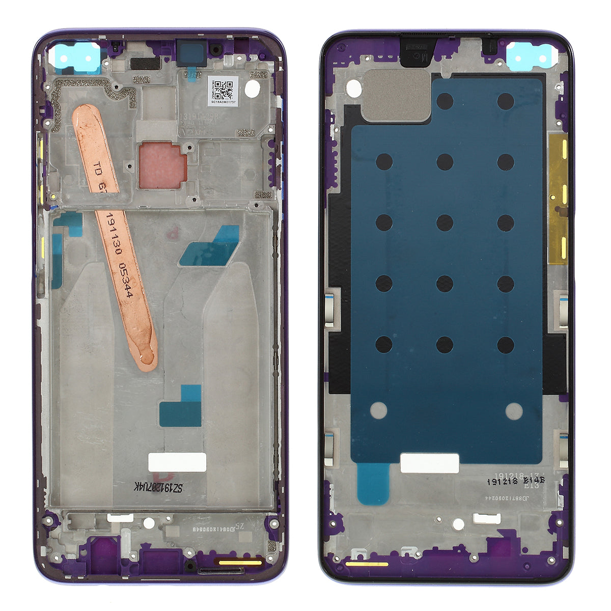 Fronthusramme reservedel (A side) til Xiaomi Redmi K30 5G Fronthusramme reservedel (A side) til Xiaomi Redmi K30 5G